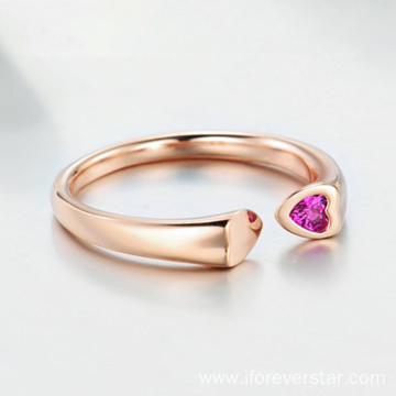 Rose Gold Fine Jewelry 925 Silver Custom Ring